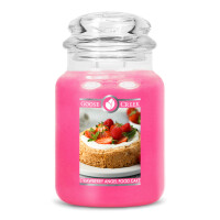 Strawberry Angel Food Cake 2-Docht-Kerze 680g