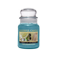Cheerful Candle Baked On The Beach 1-Docht-Kerze 170g B-Ware