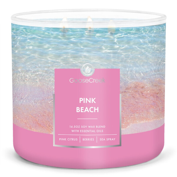 Pink Beach 3-Docht-Kerze 411g