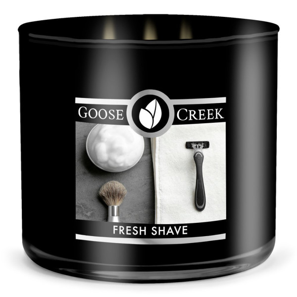 Goose Creek Candle® Fresh Shave - Mens Collection 3-Docht-Kerze 411g