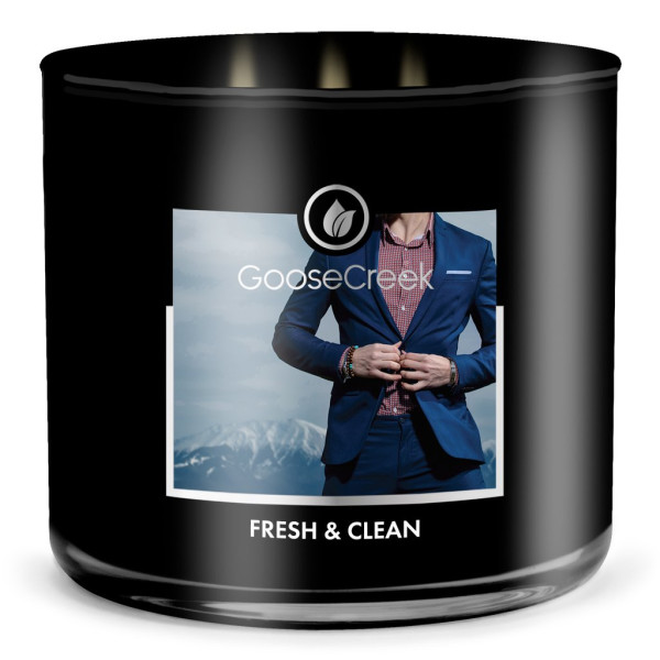 Goose Creek Candle® Fresh & Clean - Mens Collection 3-Docht-Kerze 411g