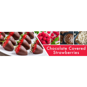 Chocolate Covered Strawberries 3-Docht-Kerze 411g