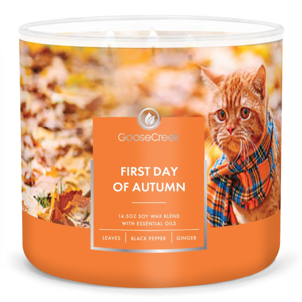 Goose Creek Candle® First Day of Autumn 3-Docht-Kerze 411g