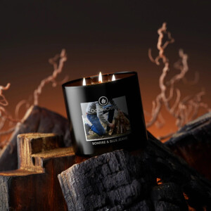 Bonfire & Blue Jeans - Mens Collection 3-Docht-Kerze...