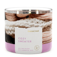 Goose Creek Candle® Cozy Sweater 3-Docht-Kerze 411g