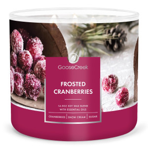 Goose Creek Candle® Frosted Cranberries 3-Docht-Kerze...