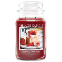 Village Candle® Strawberry Pound Cake 2-Docht-Kerze 602g
