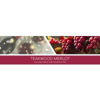 Teakwood Merlot 3-Docht-Kerze 411g