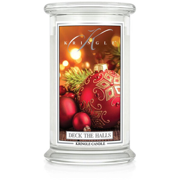 Deck The Halls 2-Docht-Kerze 623g