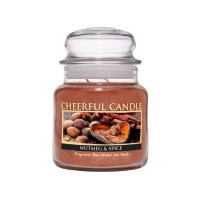 Cheerful Candle Nutmeg & Spice 2-Docht-Kerze 453g