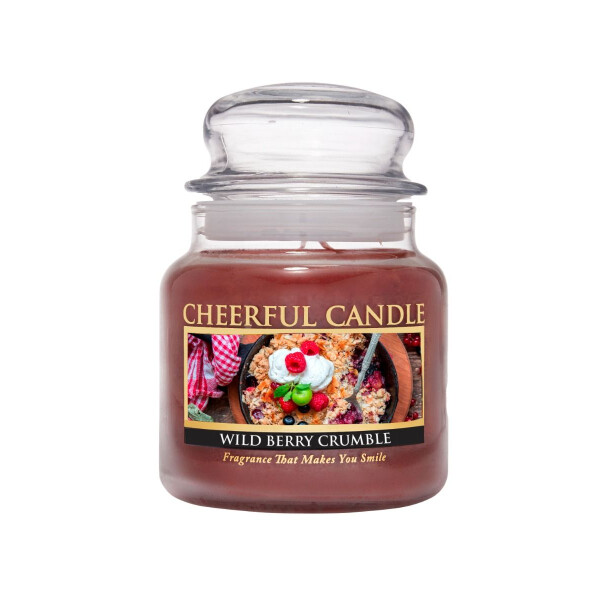 Cheerful Candle Wild Berry Crumble 2-Docht-Kerze 453g