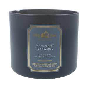 Mahogany Teakwood 3-Docht-Kerze 411g