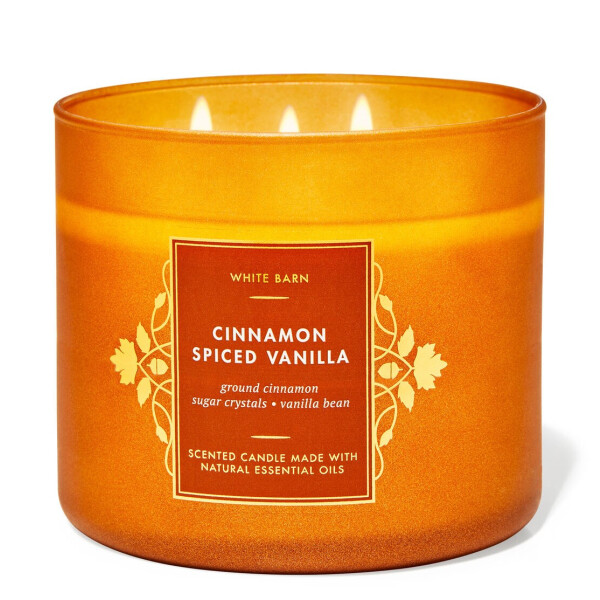 Bath & Body Works® Cinnamon Spiced Vanilla 3-Docht-Kerze 411g