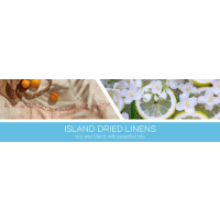 Island Dried Linens 3-Docht-Kerze 411g