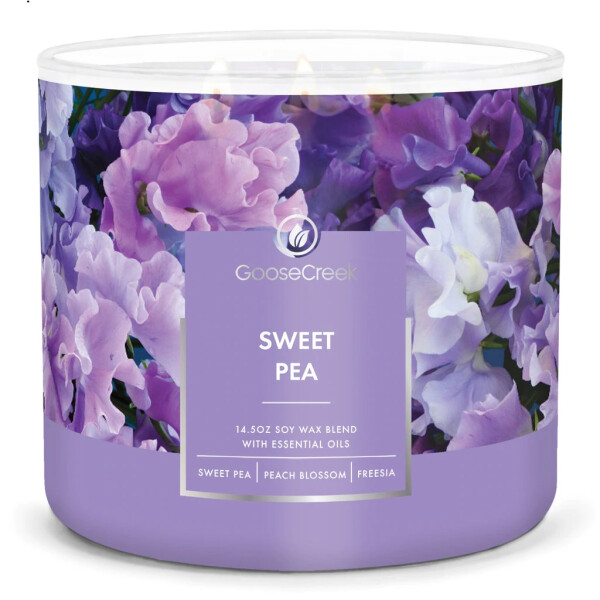 Sweet Pea 3-Docht-Kerze 411g