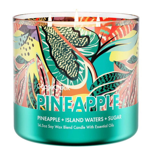 Pineapple 3-Docht-Kerze 411g