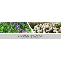 Goose Creek Candle® Lavender & Cotton - GROW 1-Docht-Kerze 198g