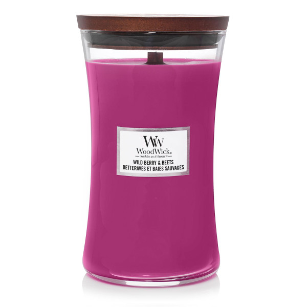 WoodWick® Wild Berry & Beets Kerzenglas Groß 609,5g mit Knisterdocht
