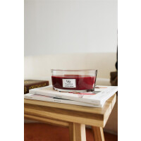 WoodWick® Elderberry Bourbon Kerzenglas Ellipse 453,6g mit Knisterdocht