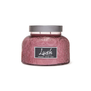 Bergamot Vetiver Cedar 2-Docht-Kerze Lush Jar 567g