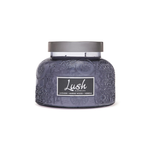 Cheerful Candle Lavender Marine Wood Verbena 2-Docht-Kerze Lush Jar 567g