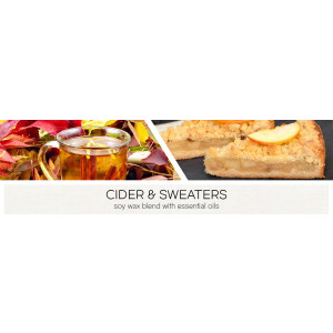 Cider &amp; Sweaters 3-Docht-Kerze 411g