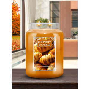 Butter Croissants 2-Docht-Kerze 652g