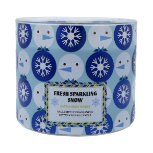 Fresh Sparkling Snow 3-Docht-Kerze 411g