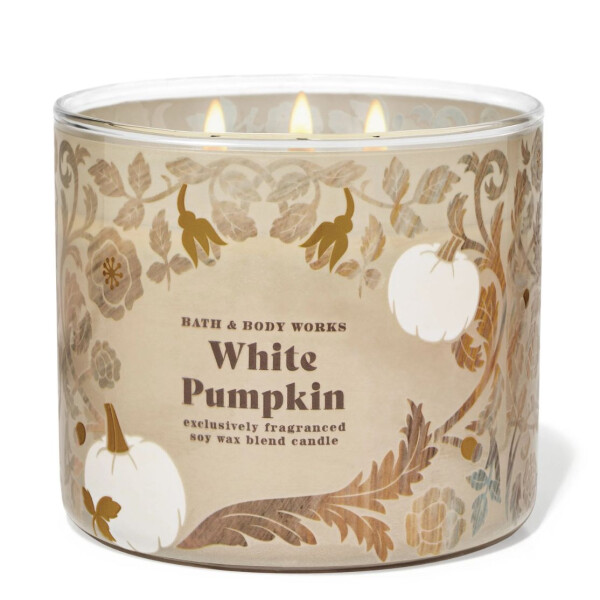 Bath & Body Works® White Pumpkin 3-Docht-Kerze 411g