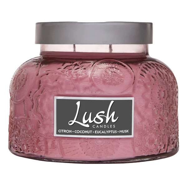 Cheerful Candle Citron Coconut Eucalyptus Musk 2-Docht-Kerze Lush Jar 567g