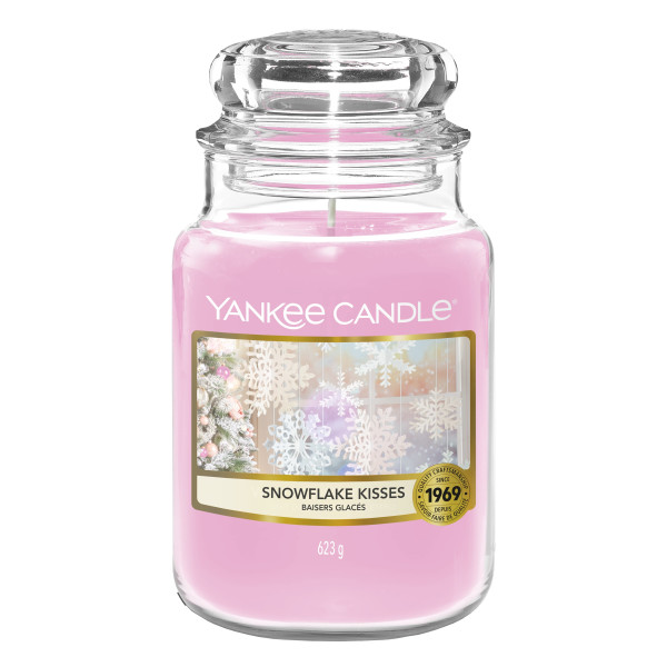 Yankee Candle® Snowflake Kisses Großes Glas 623g