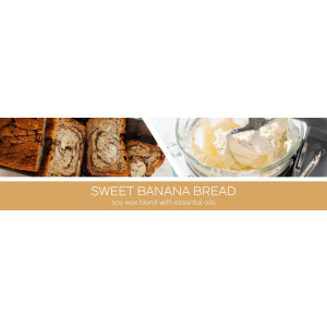 Sweet Banana Bread 3-Docht-Kerze 411g