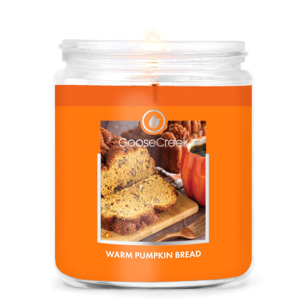 Goose Creek Candle® Warm Pumpkin Bread 1-Docht-Kerze 198g