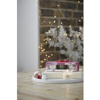 Snow Globe Wonderland Geschenkset 3 x Mini Glas