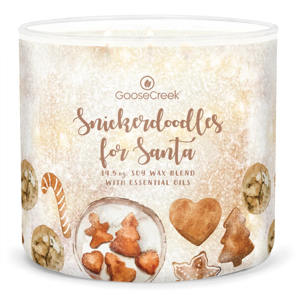 Snickerdoodles for Santa 3-Docht-Kerze 411g