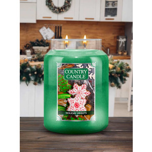 Country Candle™ Holiday Sweets 2-Docht-Kerze 652g