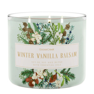 Goose Creek Candle® Winter Vanilla Balsam 3-Docht-Kerze 411g