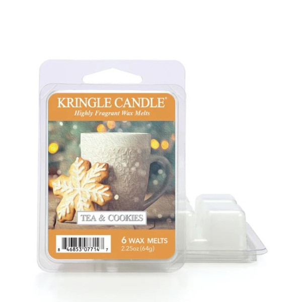 Kringle Candle® Tea & Cookies Wachsmelt 64g