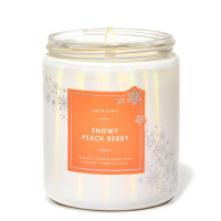 Bath & Body Works® Snowy Peach Berry 1-Docht-Kerze 198g