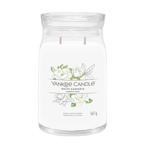 Yankee Candle® White Gardenia Signature Glas 567g