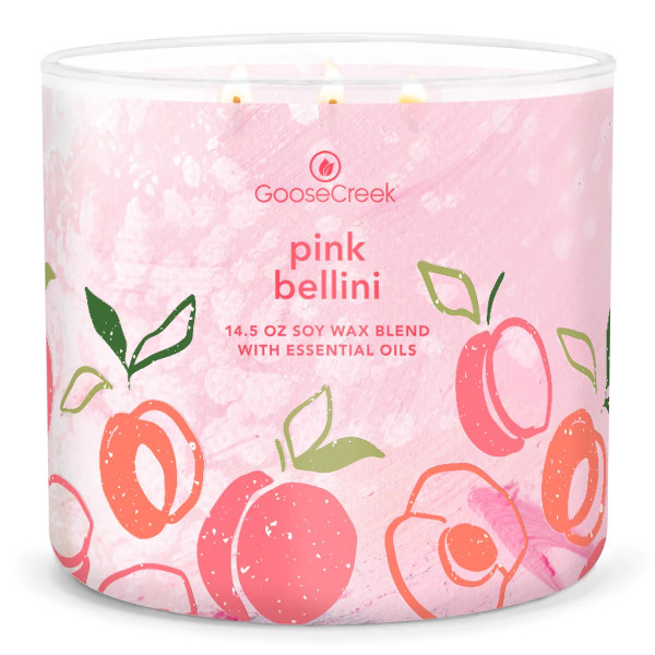 Goose Creek Candle® Pink Bellini 3-Docht-Kerze 411g