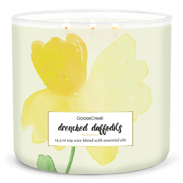 Goose Creek Candle® Drenched Daffodils 3-Docht-Kerze 411g