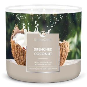 Goose Creek Candle® Drenched Coconut 3-Docht-Kerze 411g