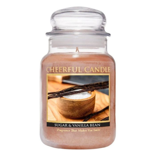 Cheerful Candle Sugar & Vanilla Bean 2-Docht-Kerze 680g