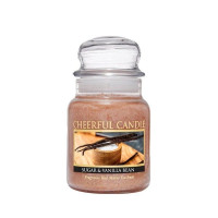 Cheerful Candle Sugar & Vanilla Bean 1-Docht-Kerze 170g