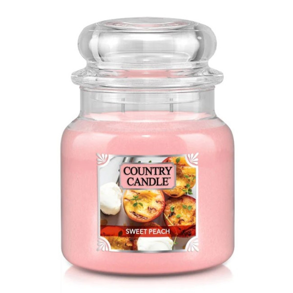 Country Candle™ Sweet Peach 2-Docht-Kerze 453g