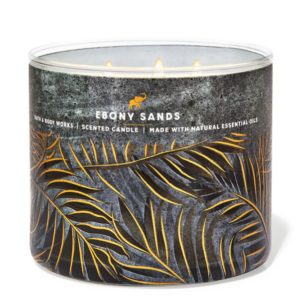 Bath & Body Works® Ebony Sands 3-Docht-Kerze 411g