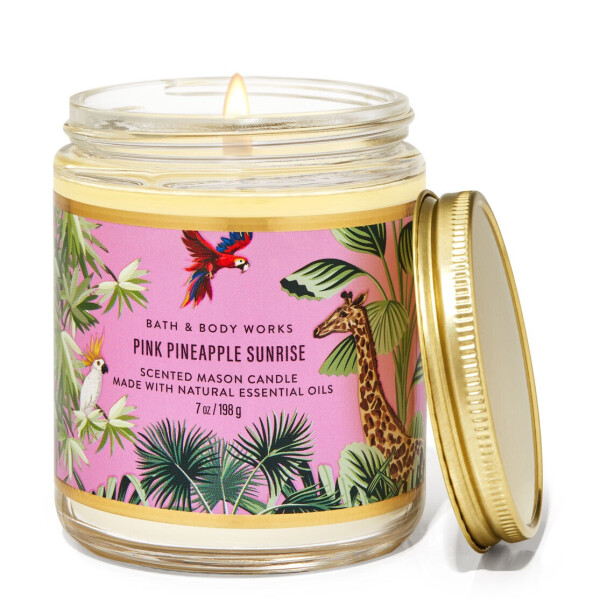 Bath & Body Works® Pink Pineapple Sunrise 1-Docht-Kerze 198g