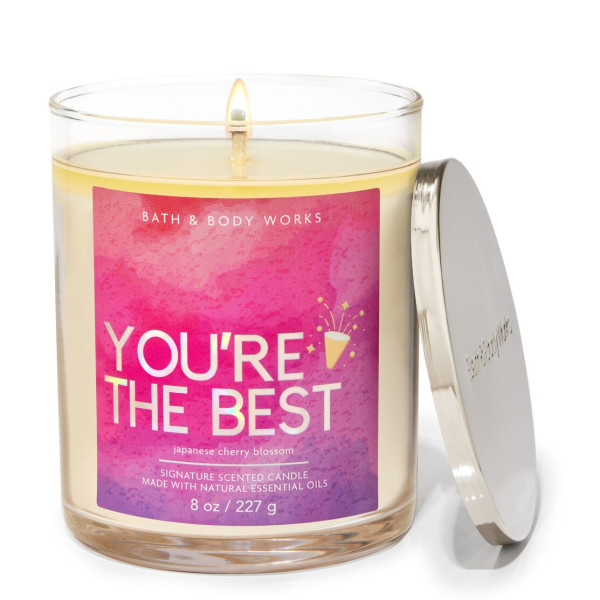 Bath & Body Works® Youre the Best - Japanese Cherry Blossom 1-Docht-Kerze 227g