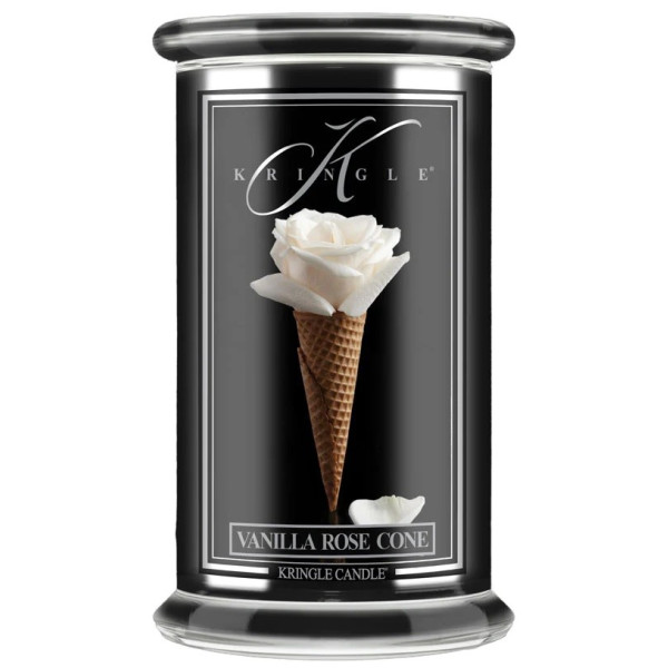 Kringle Candle® Vanilla Rose Cone 2-Docht-Kerze 623g